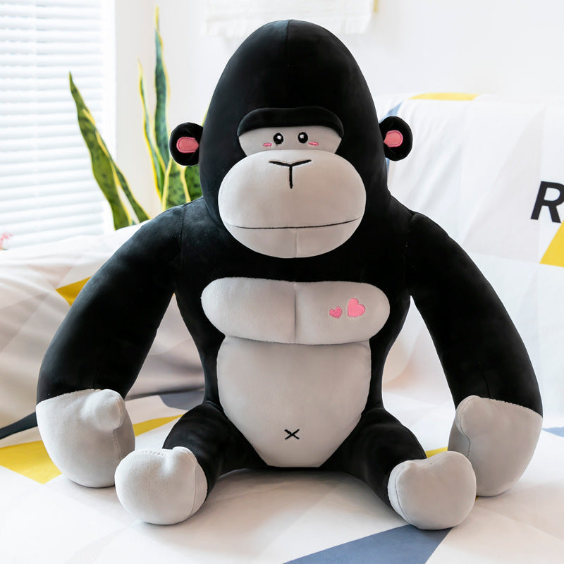 Soft Plush Gorilla Toy – Stuffed Animal Doll