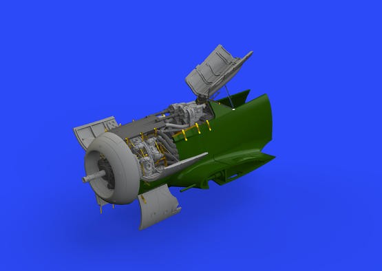 Eduard 648464 1/48 Aircraft- Fw190A8 Engine & Fuselage Guns for EDU (Photo-Etch