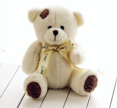 Patch Teddy Bear Plush – Soft Hanging Stuffed Toy