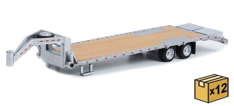 Greenlight 30391-CASE 1/64 Scale Gooseneck Trailer