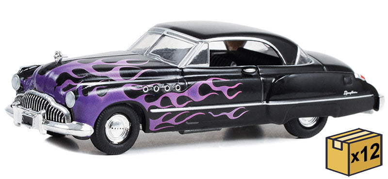 Greenlight 30432-CASE 1/64 Scale Flames The Series - 1949 Buick Roadmaster Hardtop