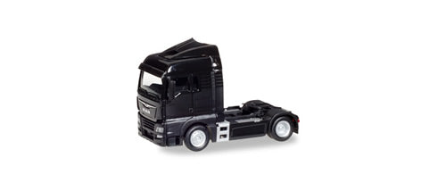 Herpa 308335 HO Scale MAN TGX XLX Euro 6C Tractor Only - Assembled -- Black