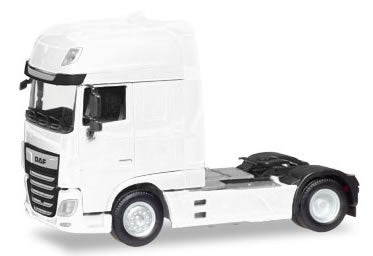 Herpa 309080 HO Scale DAF XF Euro 6 SSC Tractor Only - Assembled -- White