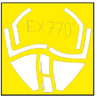 Eduard EX770 1/48 Mask Aircraft- Harrier GR1/3 for KIN(D)