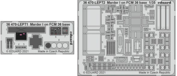 Eduard 36470 1/35 Armor- Marder I on FCM 36 Base for ICM
