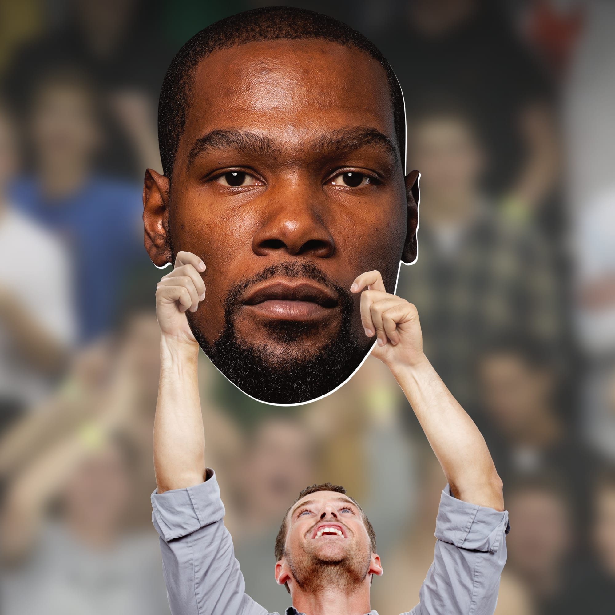 Kevin Durant - Big Head - Official NBA - Houston Rockets - Foam Core Cutout