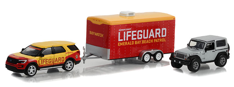 Greenlight 31150-B 1/64 Scale 2016 Ford Explorer Emerald Bay Beach Patrol Lifeguard