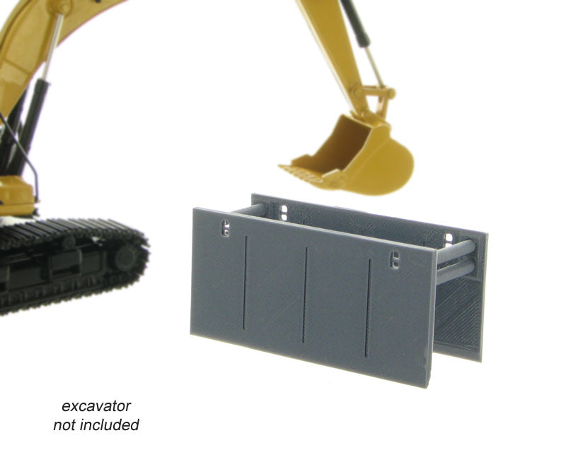 3D To Scale 50-165-GY 1/50 Scale Trench Box / Guard