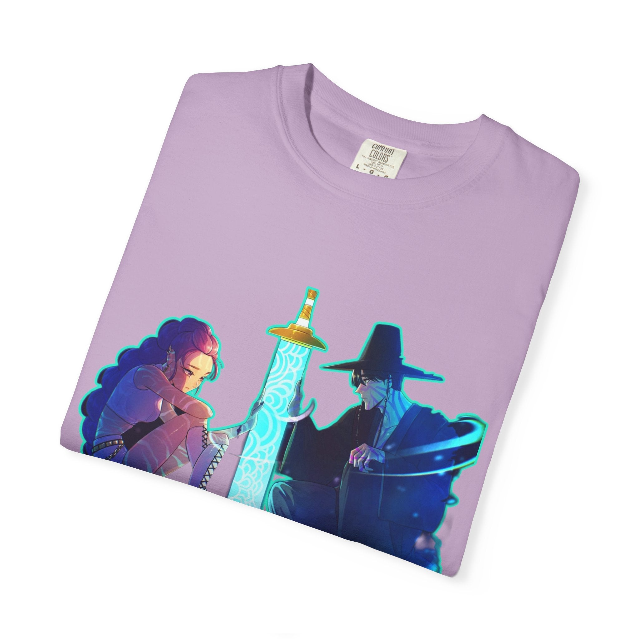 Unisex kpop Garment-Dyed T-shirt