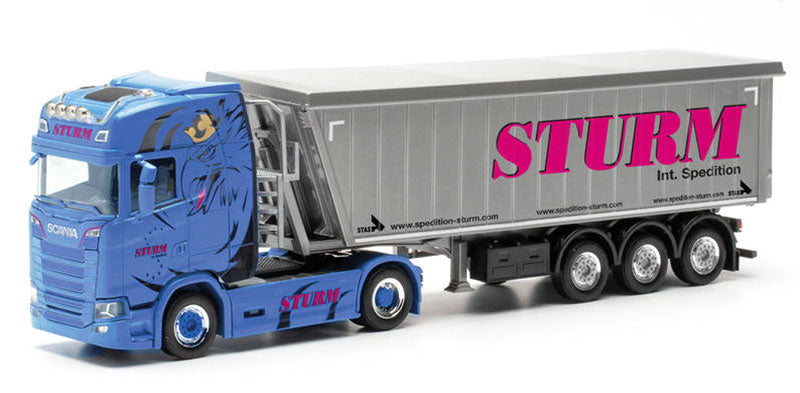 Herpa 315234 1/87 Scale Strum - Scania CS20 Covered Dump Truck High