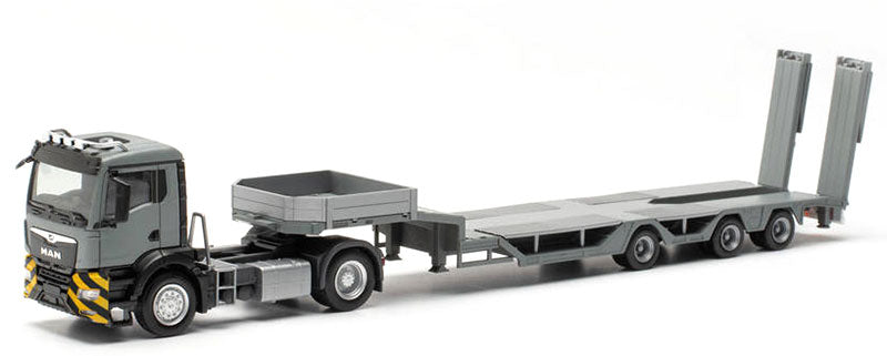 Herpa 316194 1/87 Scale MAN TGS NN Individual 4x4 All-Rounder Semi Trailer