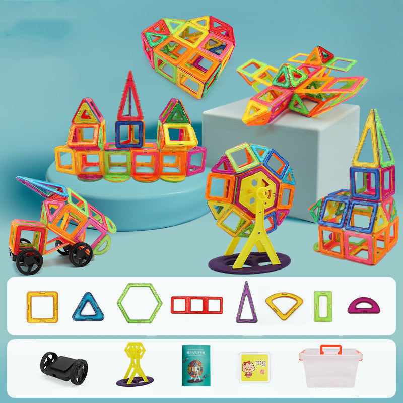 Magnetic Building Blocks Set – Educational Toy for Early Learning and Creativity