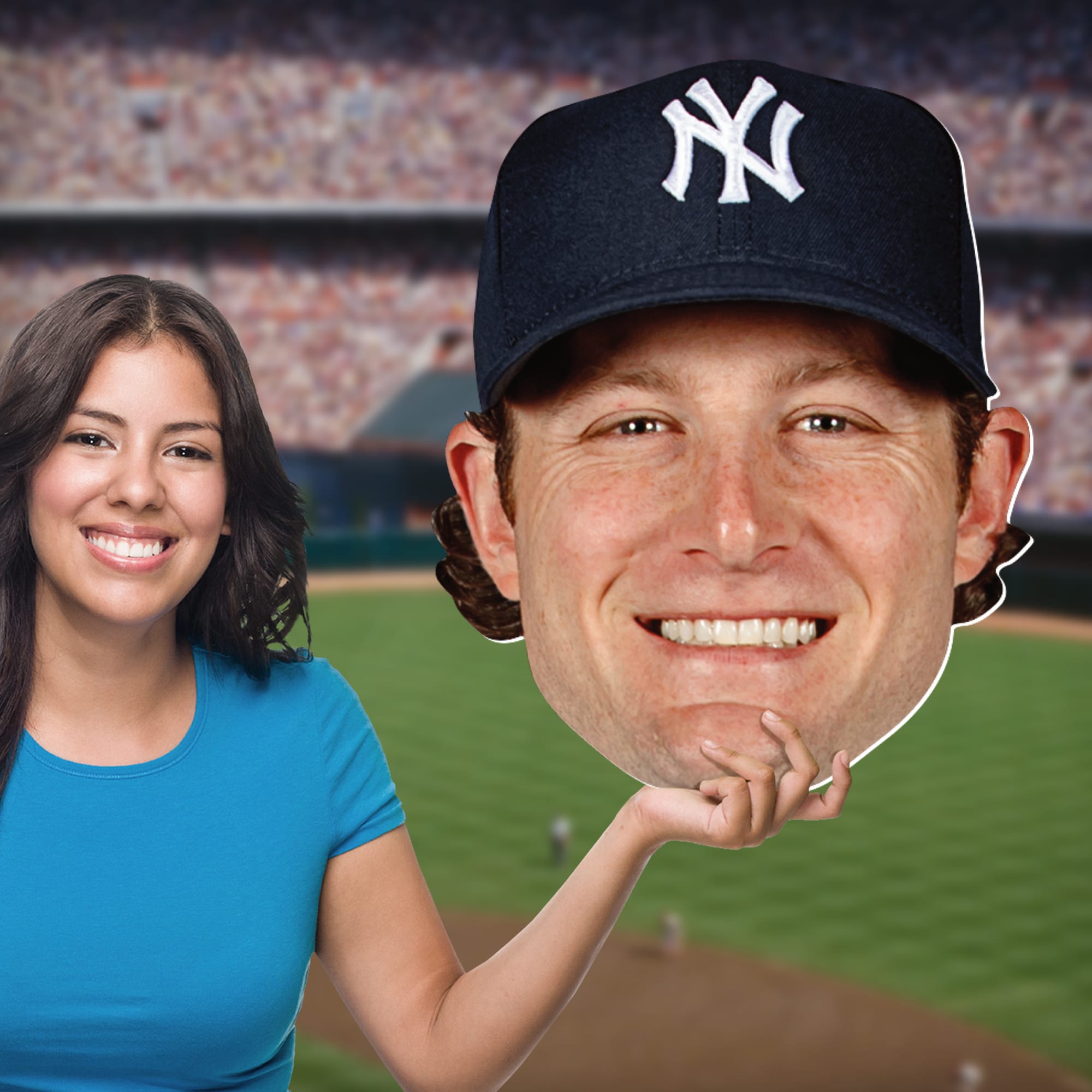 Gerrit Cole - Big Head - Official MLB - New York Yankees - Foam Core Cutout