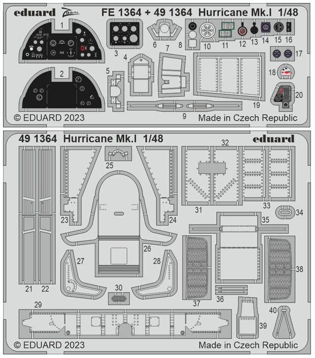 Eduard 491364 1/48 Aircraft- Hurricane Mk I for HBO (Painted)