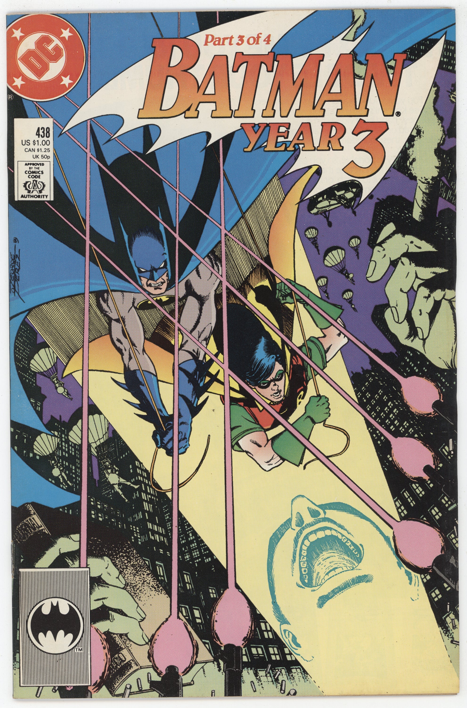 Batman 438 DC 1989 NM George Perez Marv Wolfman Tim Drake Year 3