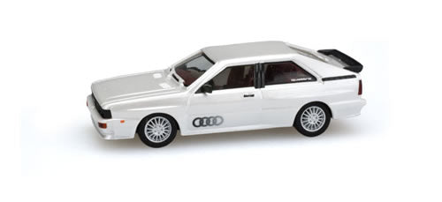 Herpa 33336 HO Scale European Automobiles - Audi -- Ur-Quattro 2-Door Hardtop "25 Quattro Years"