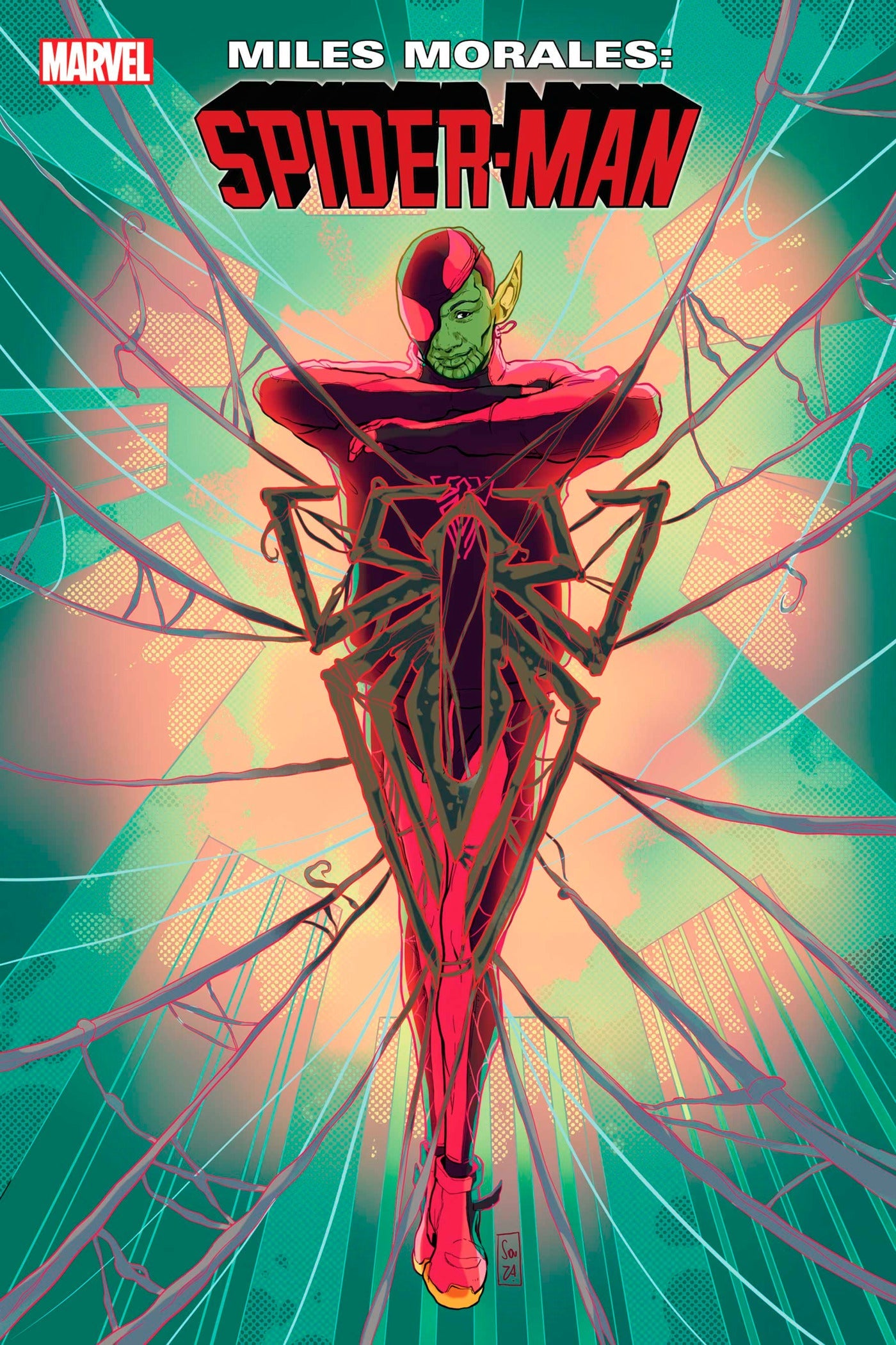 Miles Morales Spider-Man #38 B Ernanda Souza Skrull Variant (06/01/2022) Marvel