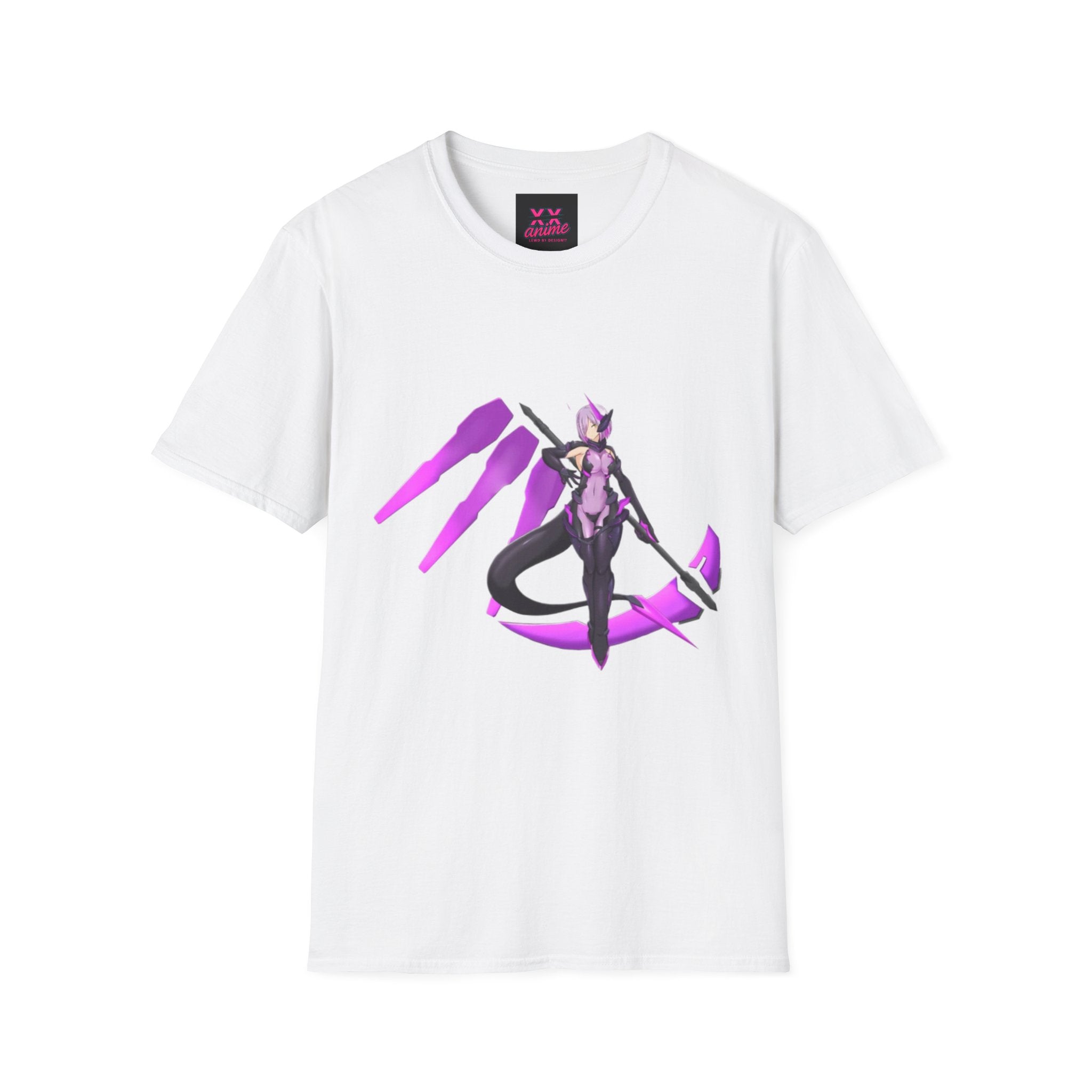 Anime-lewd Inspired Unisex Softstyle T-Shirt, Graphic Tee for Fans, Perfect for Cosplay, Gift for Anime Lovers, Casual Wear, Unique Designs