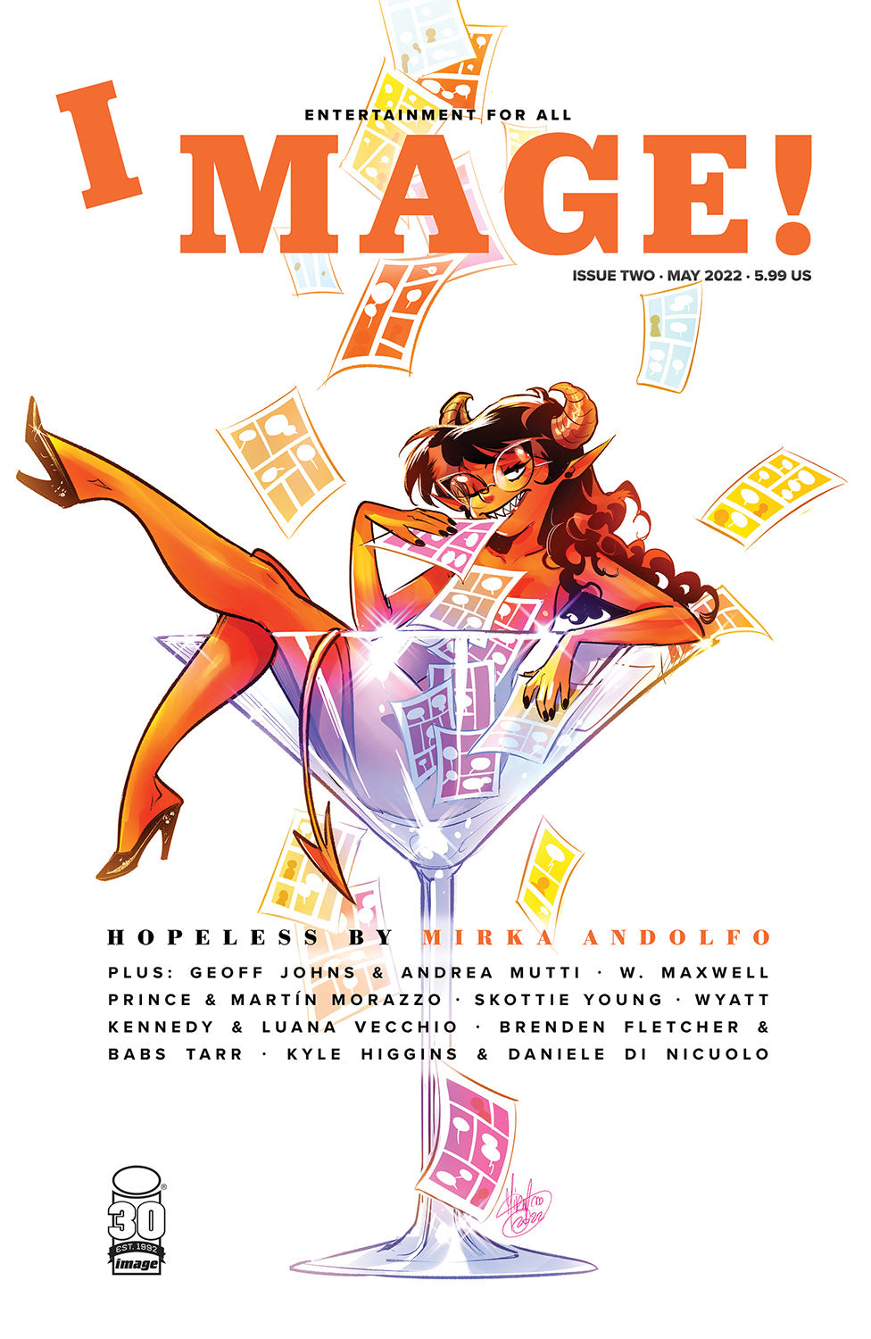 Image 30Th Annv Anthology #2 (Of 12) Mirka Andolfo Geoff Johns GGA Martini Homage (Mr) (05/18/2022) Image