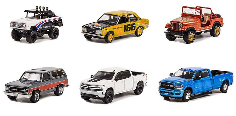 Greenlight 35230-CASE 1/64 Scale All-Terrain Series 13 - 6 Pieces