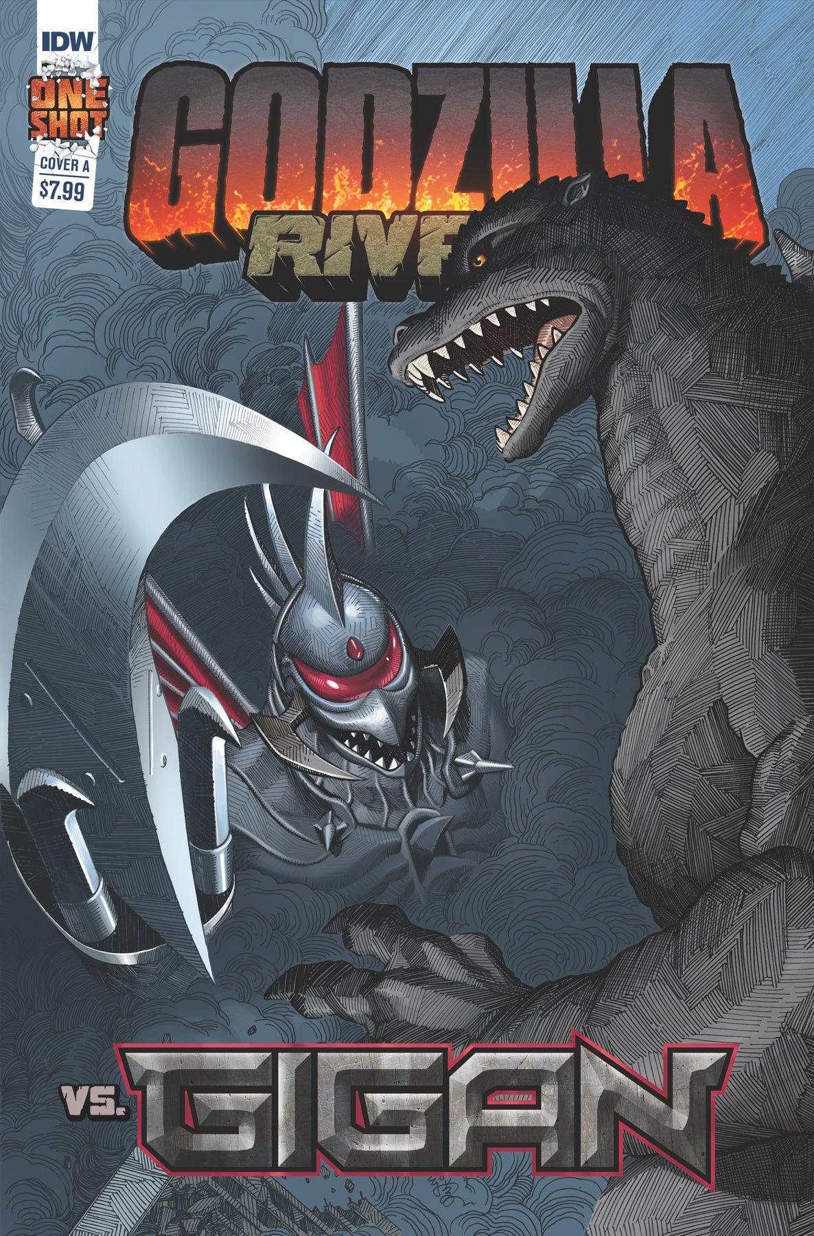 Godzilla Rivals Vs Gigan Oneshot A Ej Su (11/30/2022) Idw