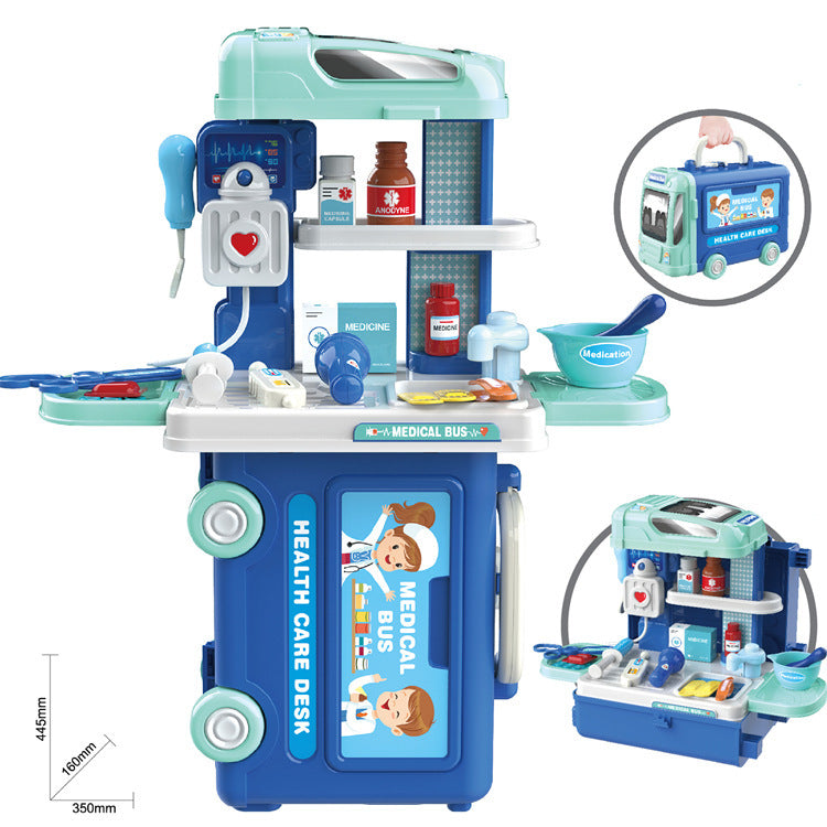 Pretend play Kids Kitchen and Tools Suitcase Toy