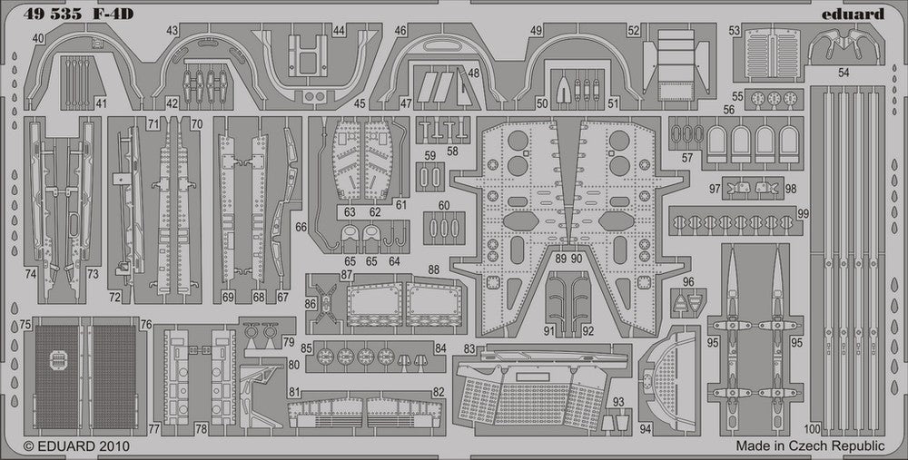 Eduard 49535 1/48 Aircraft- F4D for HSG (Painted Self Adhesive)