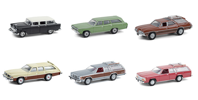 Greenlight 36010-CASE 1/64 Scale Estate Wagons Series 6