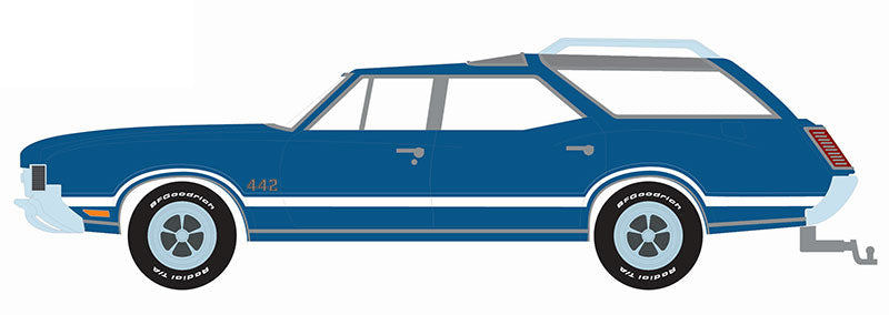 Greenlight 36040-D 1/64 Scale 442 Tribute - 1972 Oldsmobile Vista Cruiser Estate