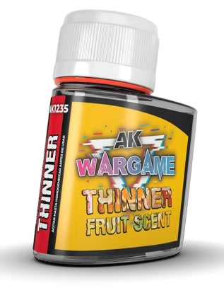AK Interactive 1235 Wargame: Fruit Scent Mineral Thinner 125ml Bottle for Enamel