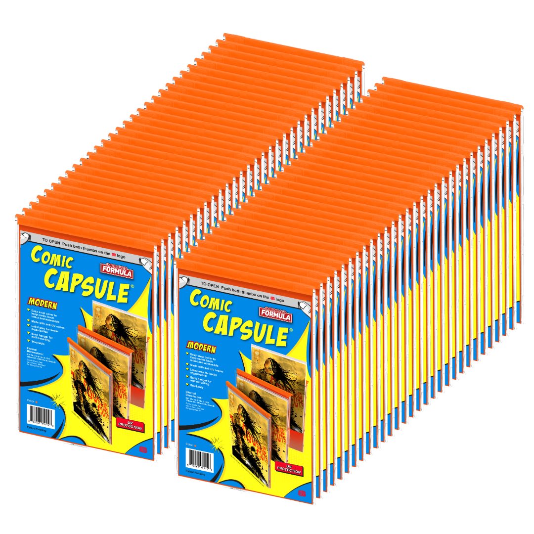 Orange Modern Size ComicCapsule