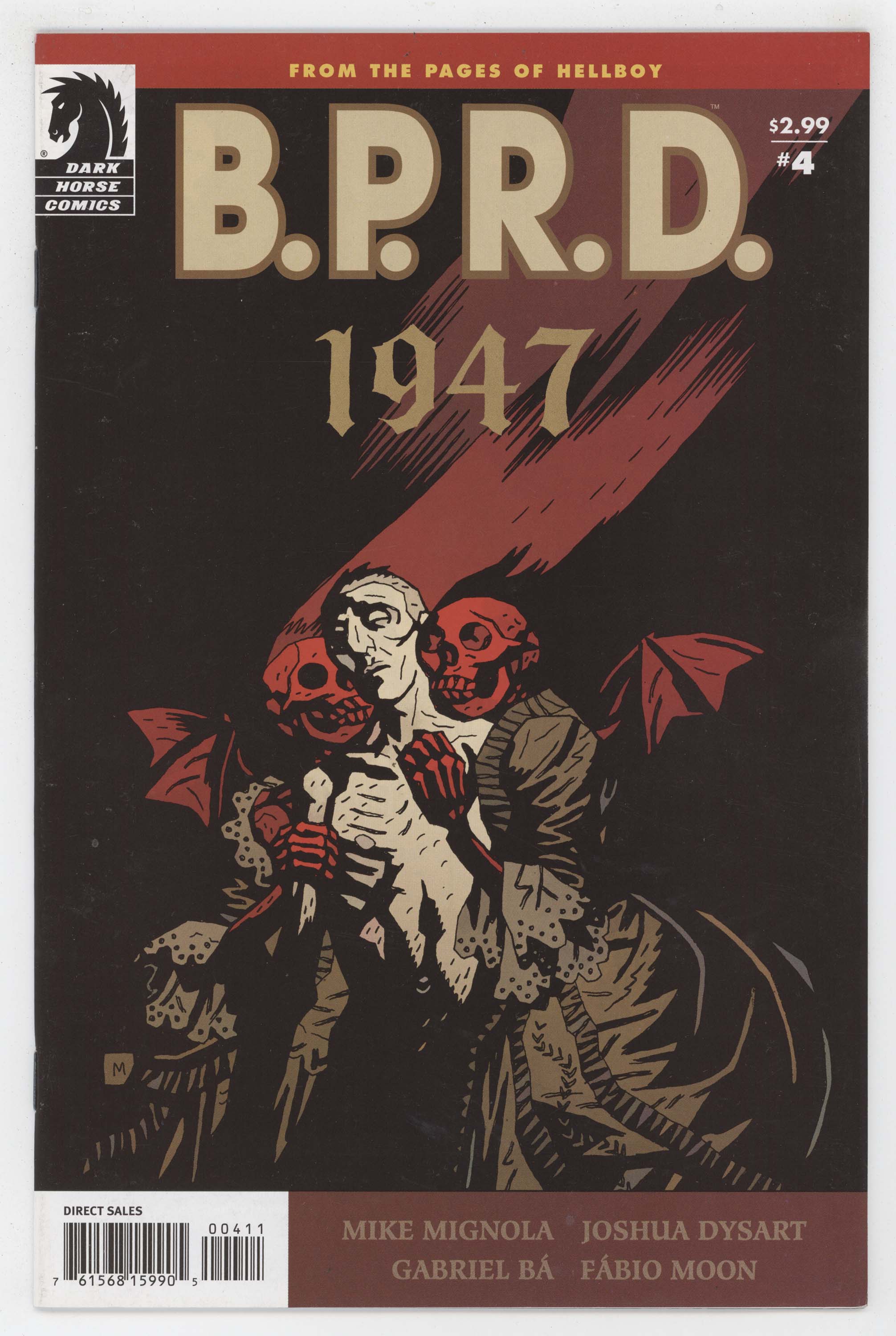 BPRD 1947 4 Dark Horse 2009 NM Mike Mignola B.P.R.D.