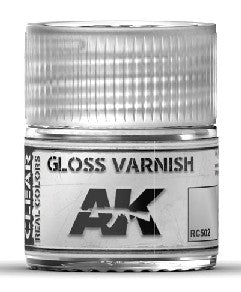AK Interactive RC502 Real Colors: Gloss Acrylic Lacquer Varnish 10ml Bottle