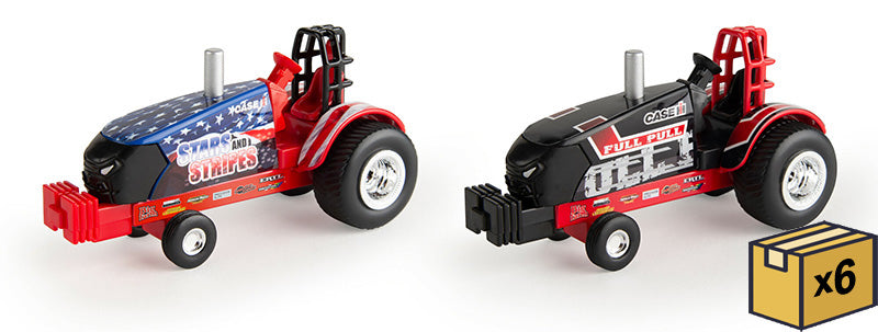 Ertl 37917C-CASE 1/64 Scale Case IH Puller Tractor Assortment
