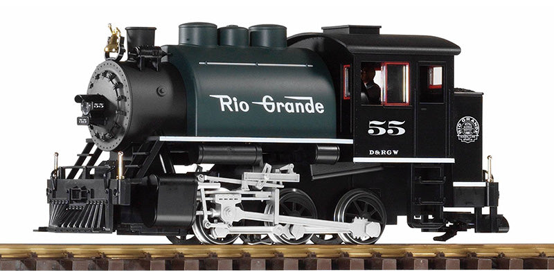PIKO 38255 G Scale D&RGW 0-6-0T Loco 55 w/Analog Sound