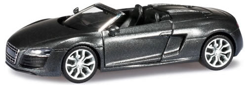 Herpa 38270 HO Scale Audi R8 Spyder V10 - Assembled -- Top Down, Various Standard Colors