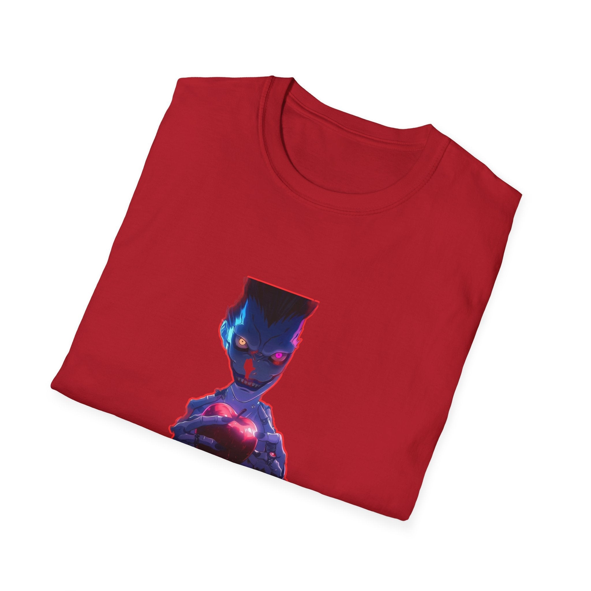 Dn Cosmic Illusion Unisex Softstyle T-Shirt | Space Art Tee, Sci-Fi Apparel, Casual Wear, Unique Gift, Graphic Tee