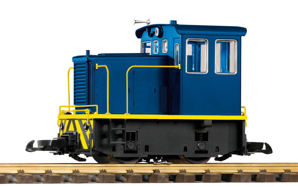 PIKO 38502 G Scale Blue Goose 25-Ton Diesel (Track-Powered)