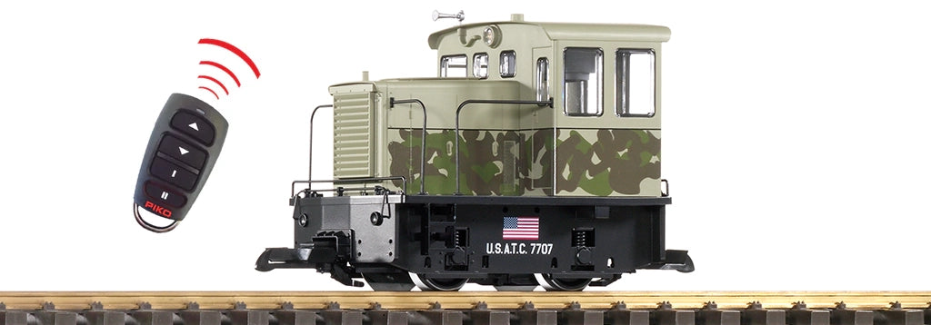 PIKO 38511 G Scale US Army 25-Ton Diesel Battery R/C w/Sound