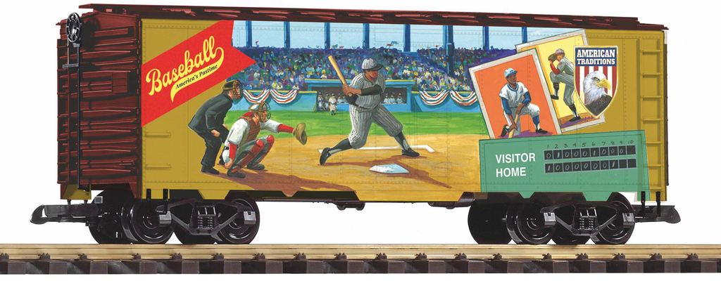 PIKO 38923 G Scale American Traditions Baseball Reefer
