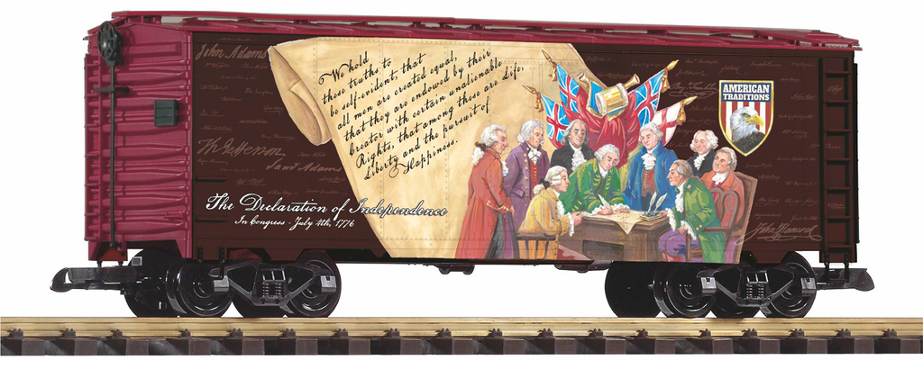 PIKO 38942 G Scale American Traditions Independence Reefer