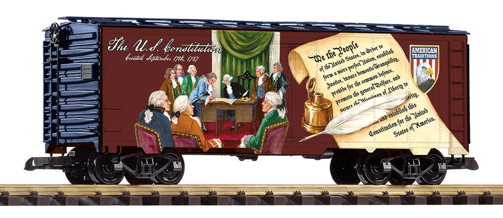 PIKO 38943 G Scale American Traditions Constitution Reefer