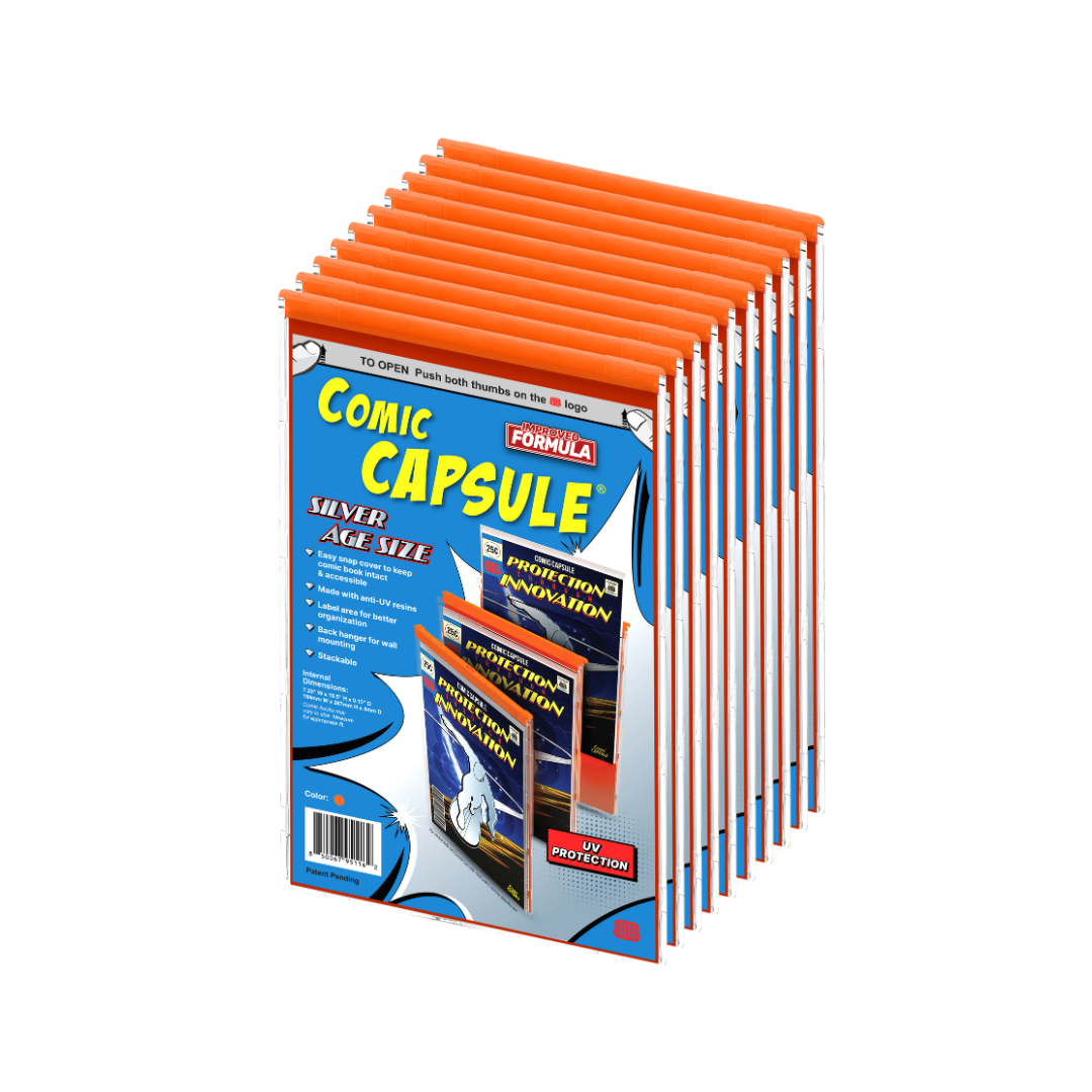 Orange SILVER Age Size ComicCapsule