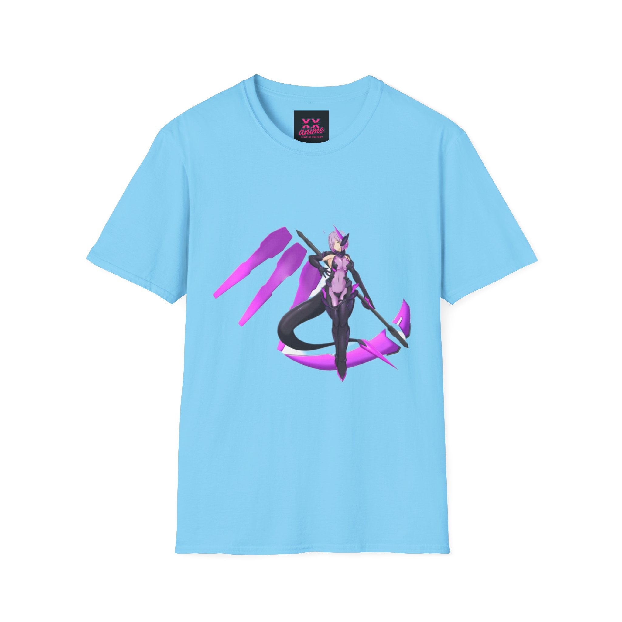 Anime-lewd Inspired Unisex Softstyle T-Shirt, Graphic Tee for Fans, Perfect for Cosplay, Gift for Anime Lovers, Casual Wear, Unique Designs