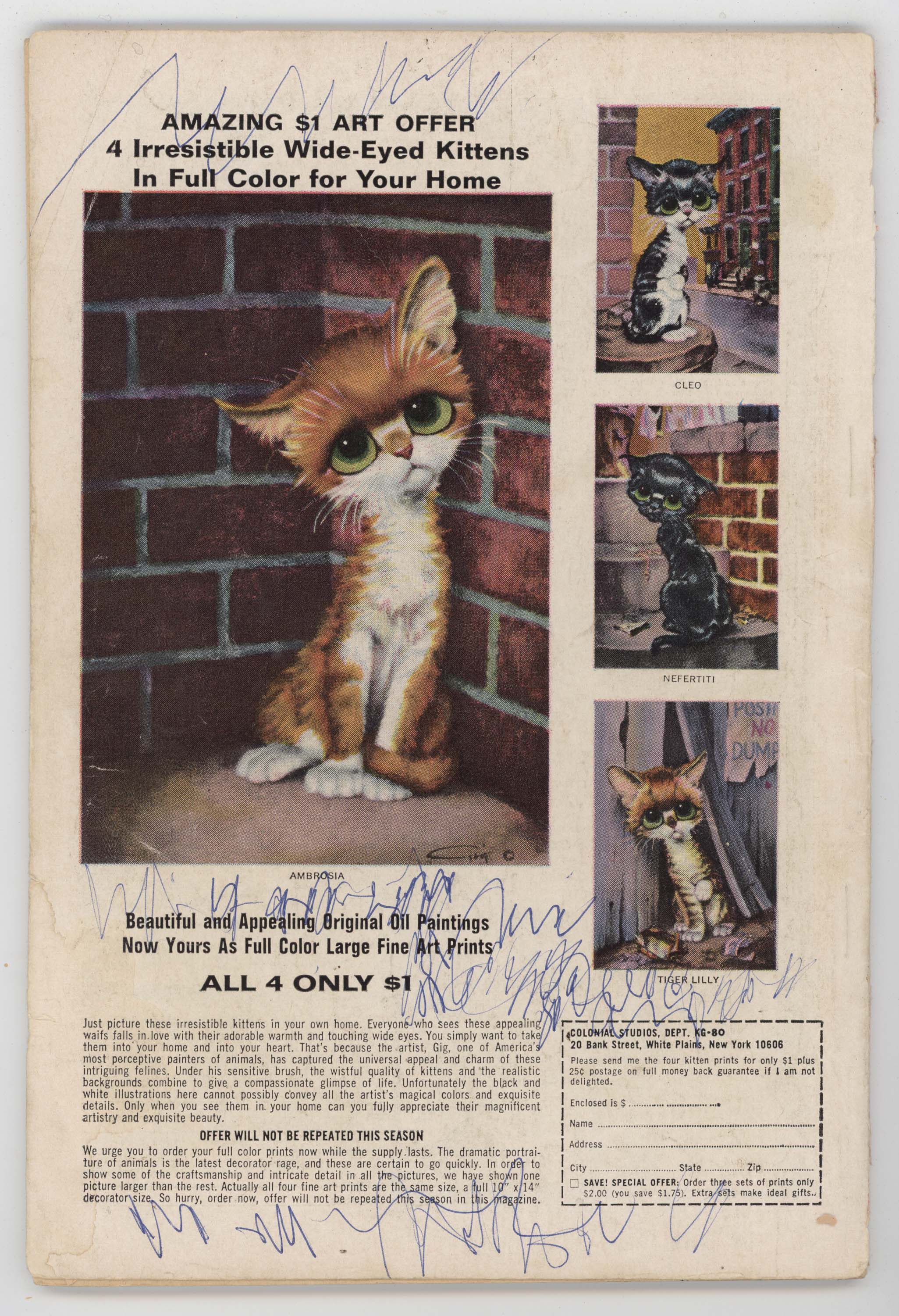 Little Dots Uncles and Aunts 31 Harvey 1970 FR GD Crystal Ball Fortune Teller