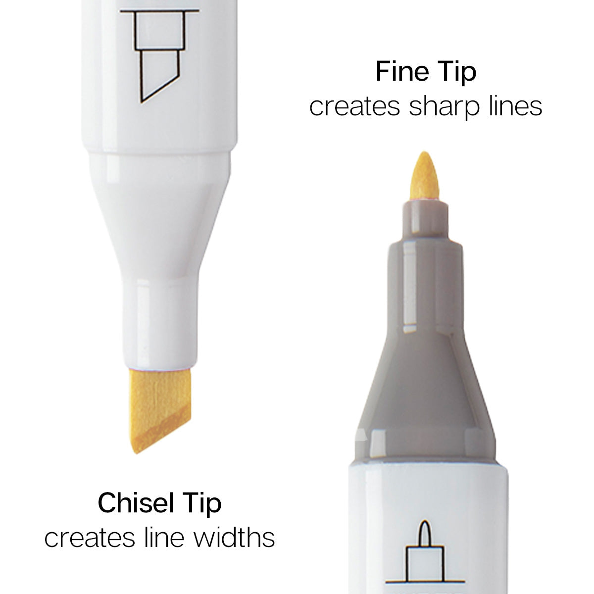 Double-Ended Alcohol Markers 24 Pastel Colors