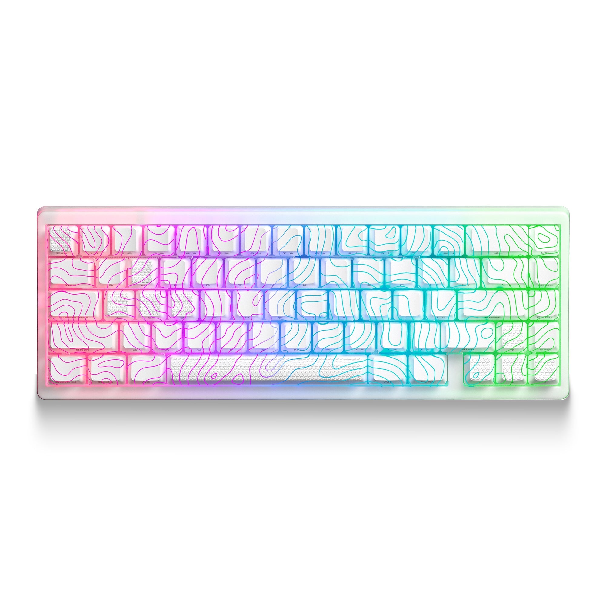 XVX M67 JadeStone Mechanical Keyboard With IMD-Tech Keycaps (Stellar W