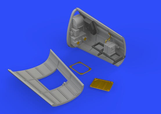 Eduard 648404 1/48 Aircraft- Bf109G6 Radio Compartment for TAM (Photo-Etch & Res