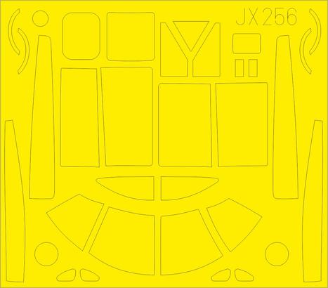 Eduard JX256 1/32 Mask Aircraft- A26B Invader for HBO