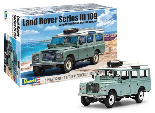 Revell 4498 1/24 Land Rover Series III 109 Long Wheelbase Station Wagon w/Roof R